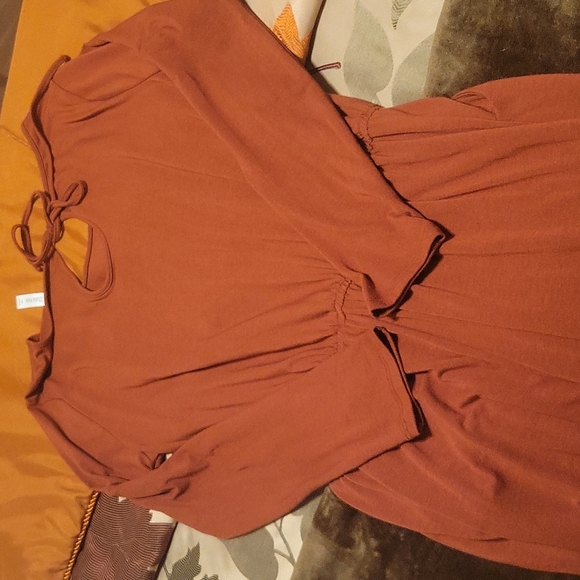 Zenana Outfitters Pants - Rust jumpsuit